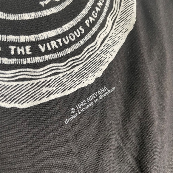 Vintage 1992 Nirvana Vestibule Tee RARE GRUNGE - Picture 4 of 6
